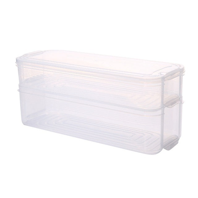 Stackable Food Storage Container with Lid – Microwave Safe