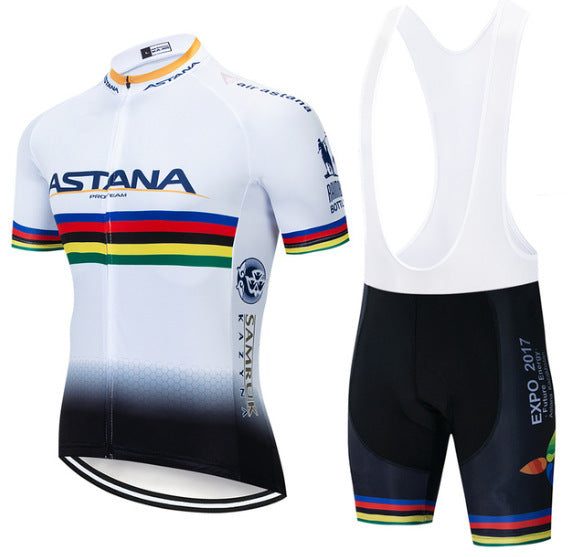 Summer short-sleeved cycling suit