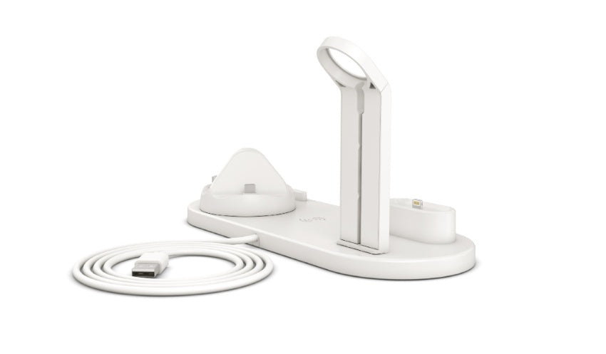 Charging Stand – 3-in-1 Wireless Charger for iPhone, Apple Watch & AirPods | 15W Fast, USB-C