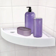 Bathroom Triangle Shelf – Corner Storage Rack with Powerful Suction Cup Placement Board