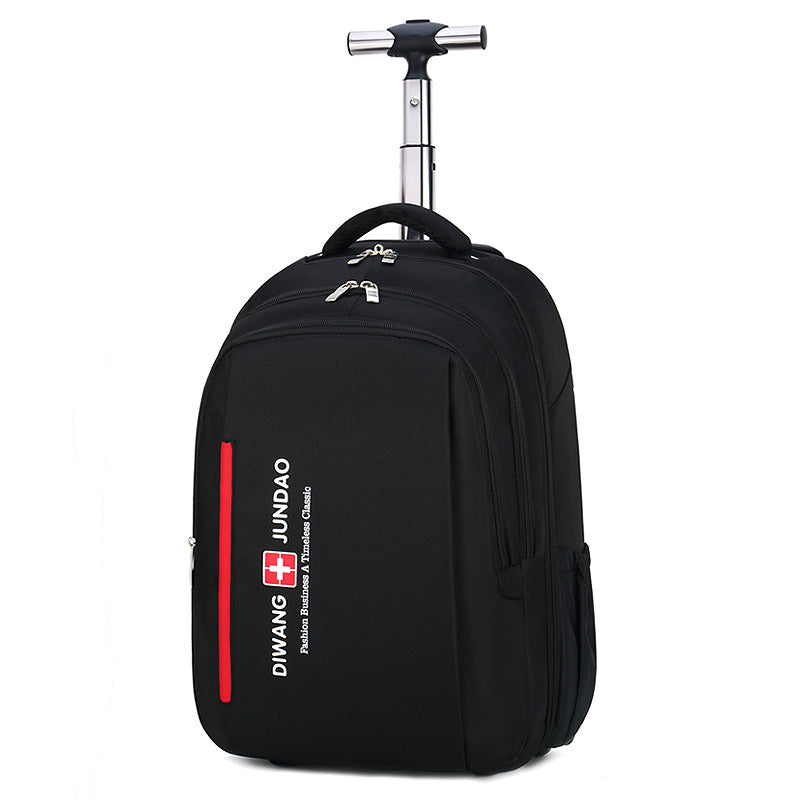 Unisex Polyester Solid Backpack For Travel And Commuting