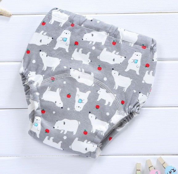 Baby Infant Toddler Cotton Training Pants – Reusable Cloth Underwear for Girls