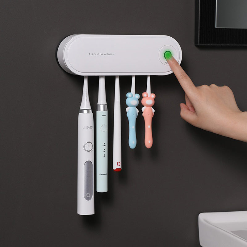 Toothbrush Sterilizer – UV Light Sanitizer for Bathroom Hygiene