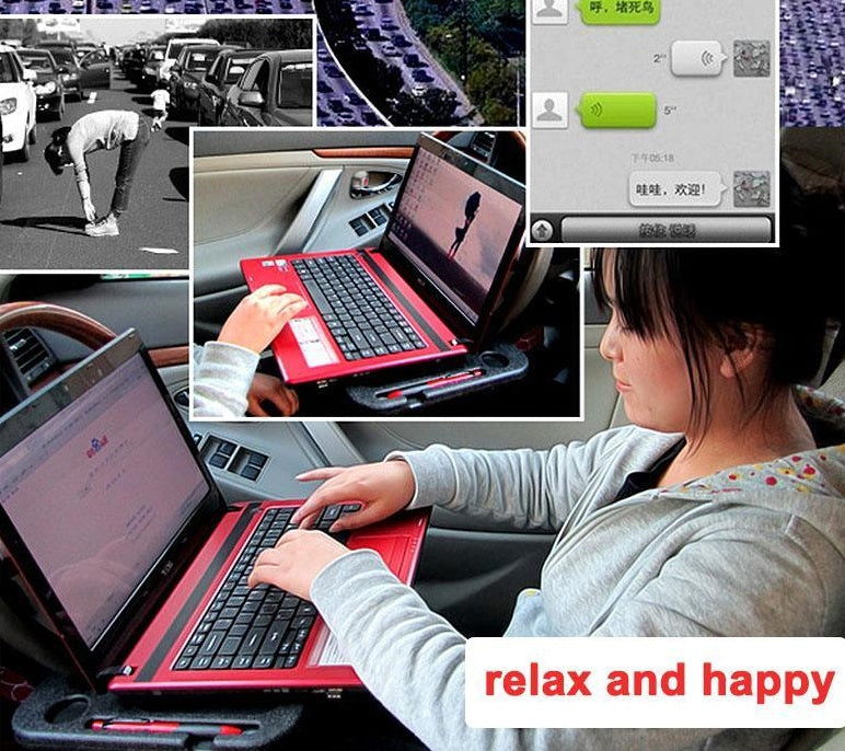 Multifunctional Car Desk and Laptop Table