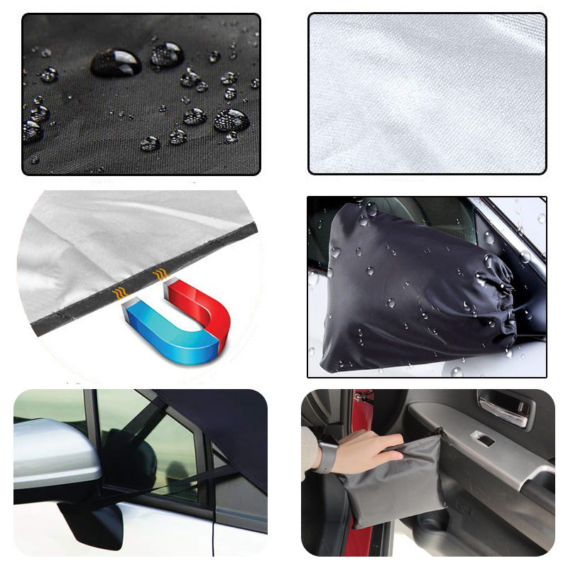 Car Windshield Snow Cover – Ice/Frost Protector with Mirror Covers