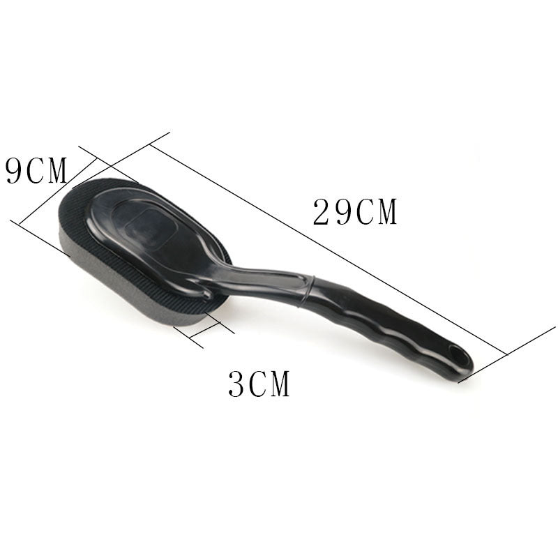 Car Tire Waxing Brush – Long Handle Sponge Applicator