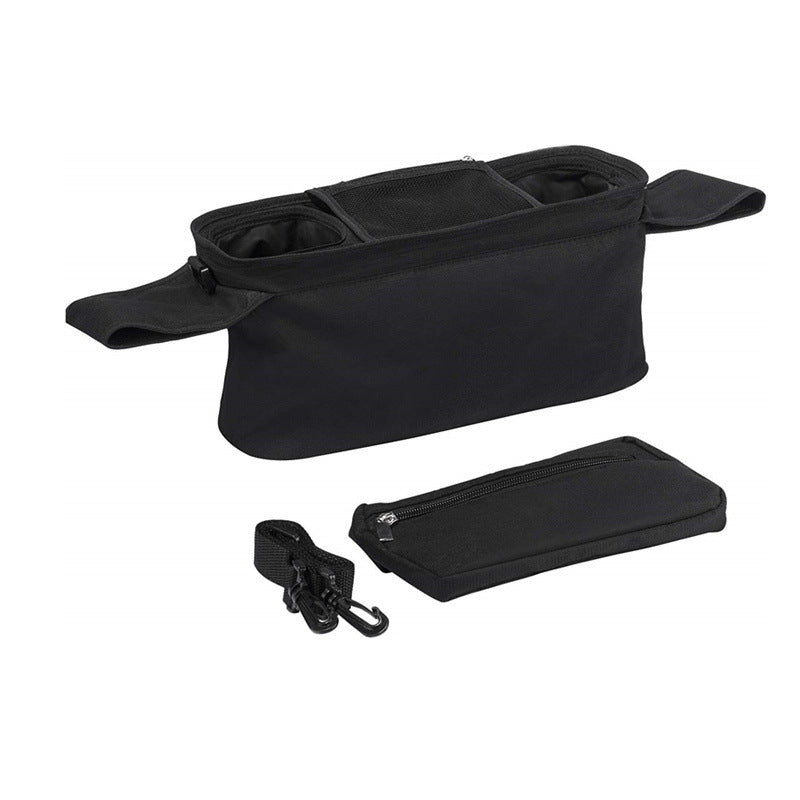 Waterproof Stroller Organizer Bag – Universal, Cup Holders