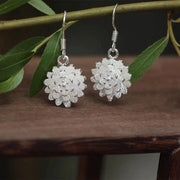 Boutique Cooperized Silver New Chinese Style Miao Silver Earrings