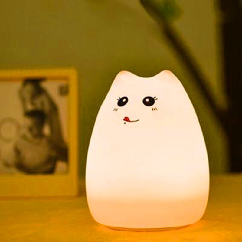 Silicone Night Light For Kids With Touch Sensor Glow
