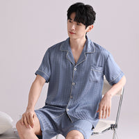 Blue Houndstooth