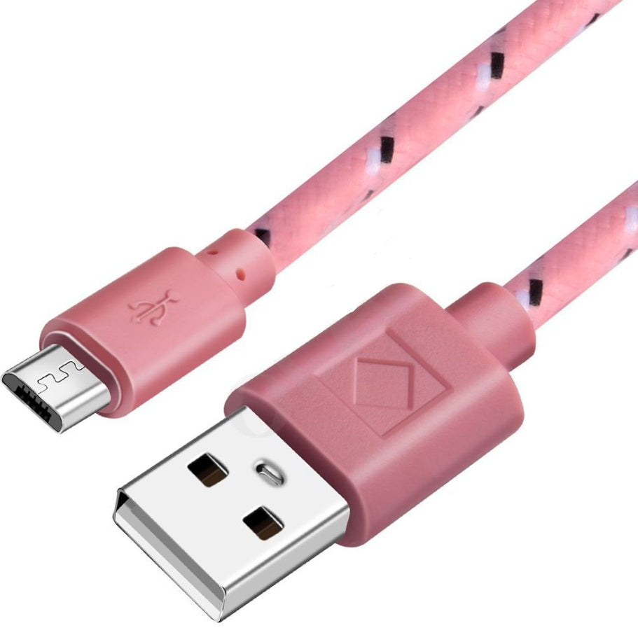 Woven Nylon Charging & Data Cable – Durable & Tangle-Free