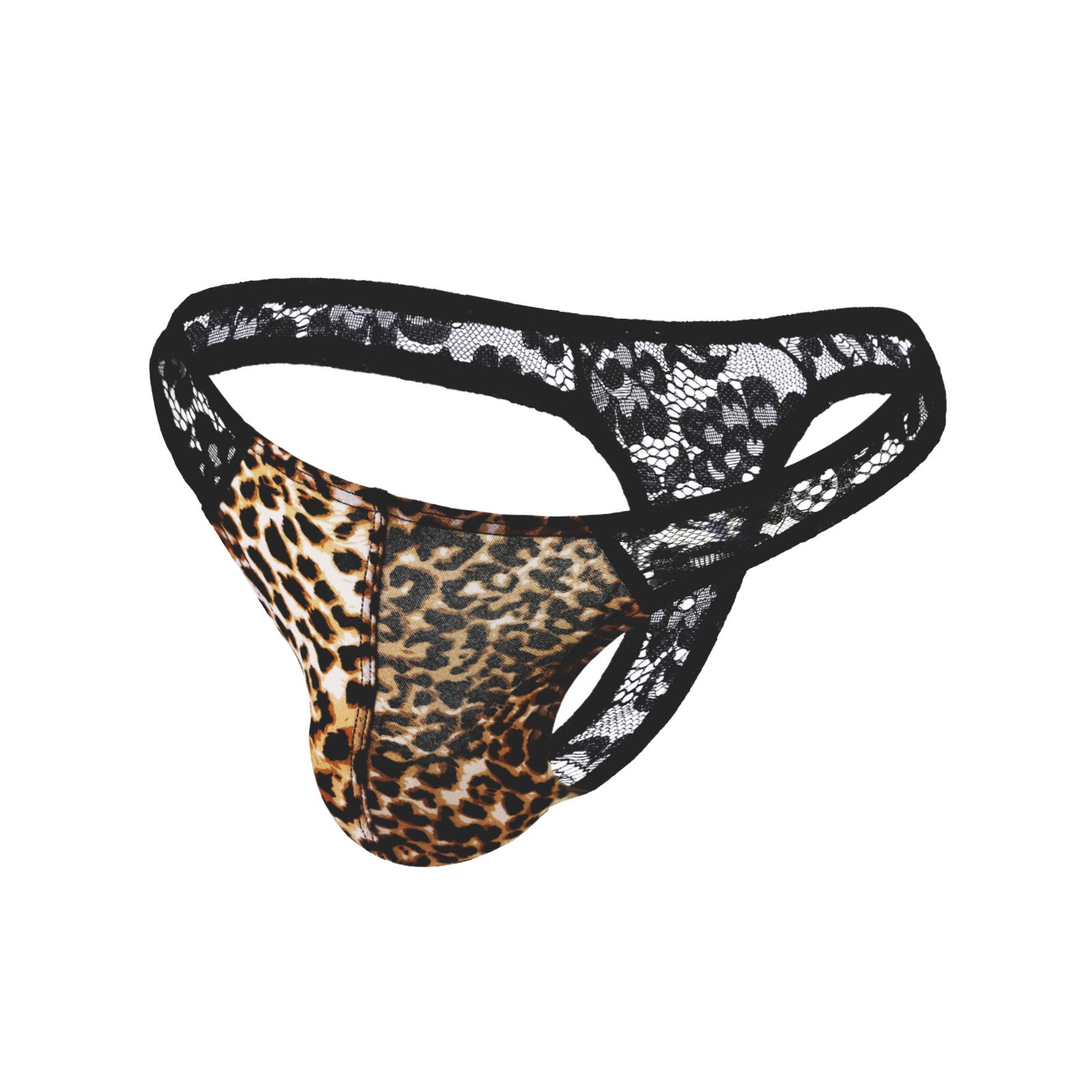 Men’s Sexy Leopard Underwear – Low Waist Sports Boxer Briefs