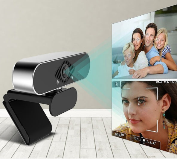 Webcam with Built-in Microphone – HD Video & Clear Audio