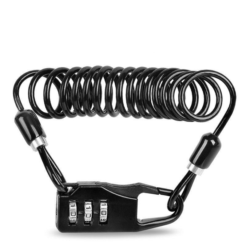 WG012/WG016 Portable Cable Lock – Zinc Alloy Wire Lock for Motorcycles, Electric Vehicles, and Bicycles
