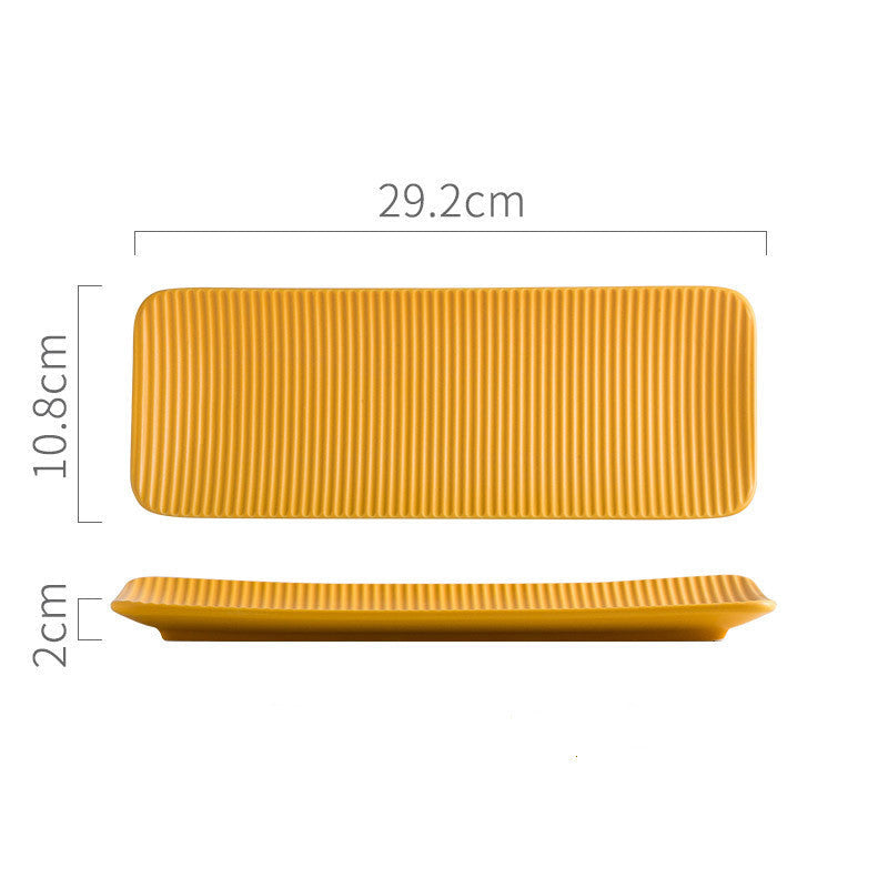 New Bone China Sushi Plate Rectangular Serving Dish