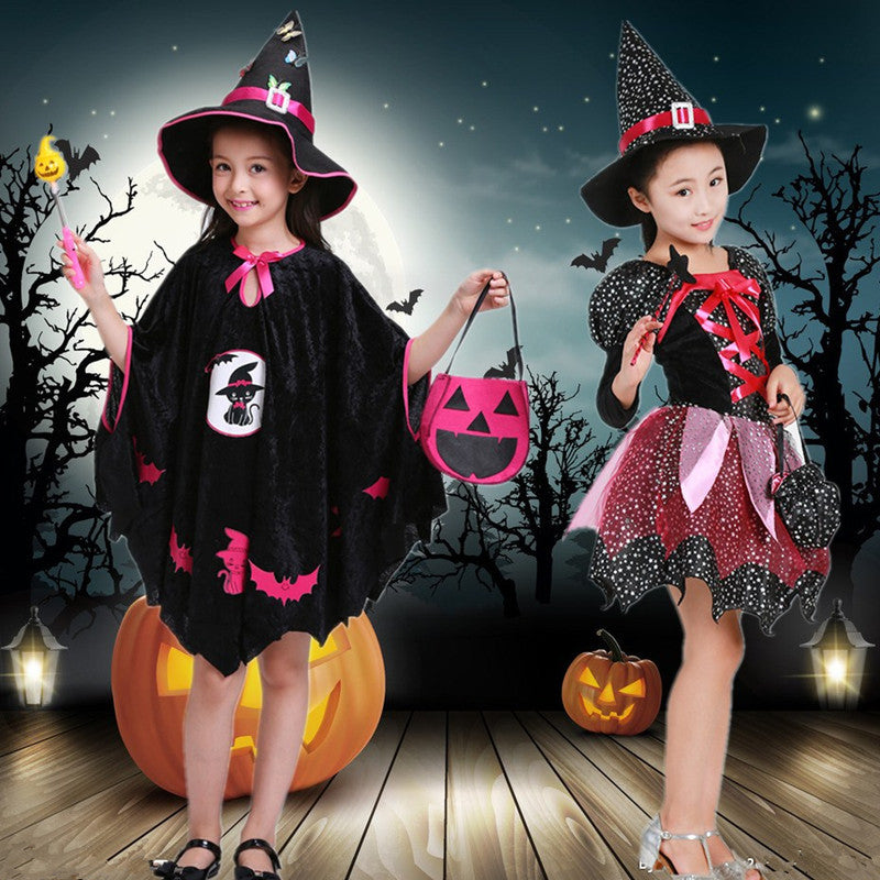 Halloween Princess Costume for Children Kids Dress Up Outfit