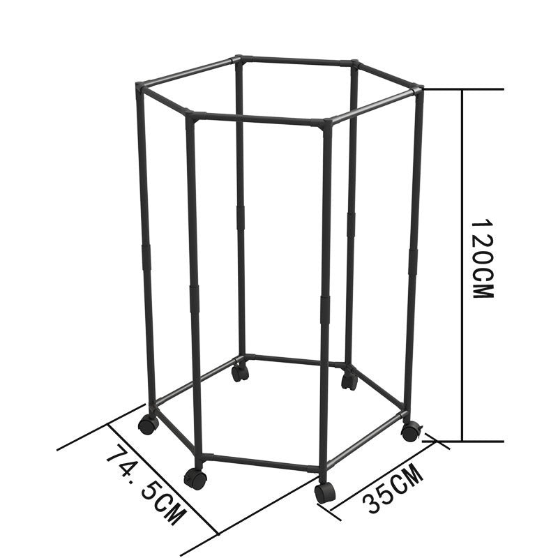 Home Fashion Six-side Rotating Floor Hanger