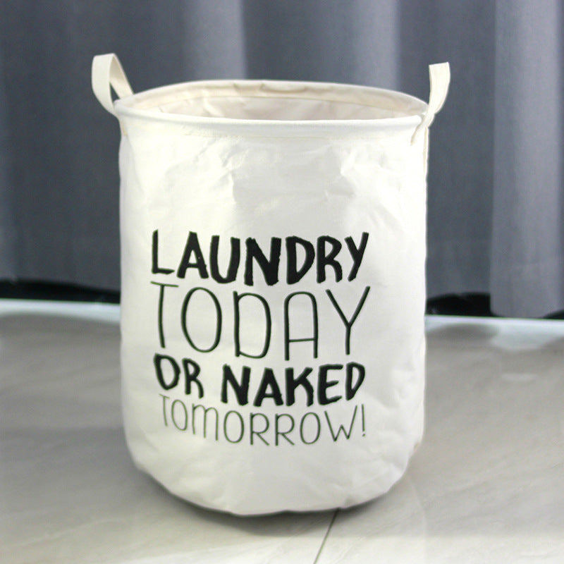 Fabric Dirty Clothes Basket Folding Storage