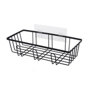 Bathroom Wall Rack – Wall-Mounted Storage Shelf with Hooks