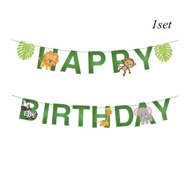 Animal Theme Party Decoration Set