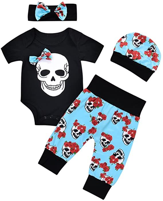 Halloween Baby Outfit Four Piece Set Costume