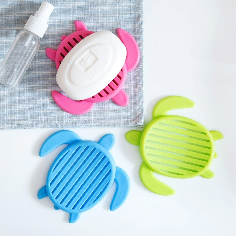 Creative Tortoise Bathroom Soap Holder – Cute Non-Slip Soap Dish for Bathroom and Kitchen Storage