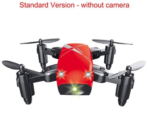 Micro Foldable RC Drone – Quadcopter Toy with Camera, 3D Steering Wheel Remote, WiFi APP Control, Kids Gift Helicopter