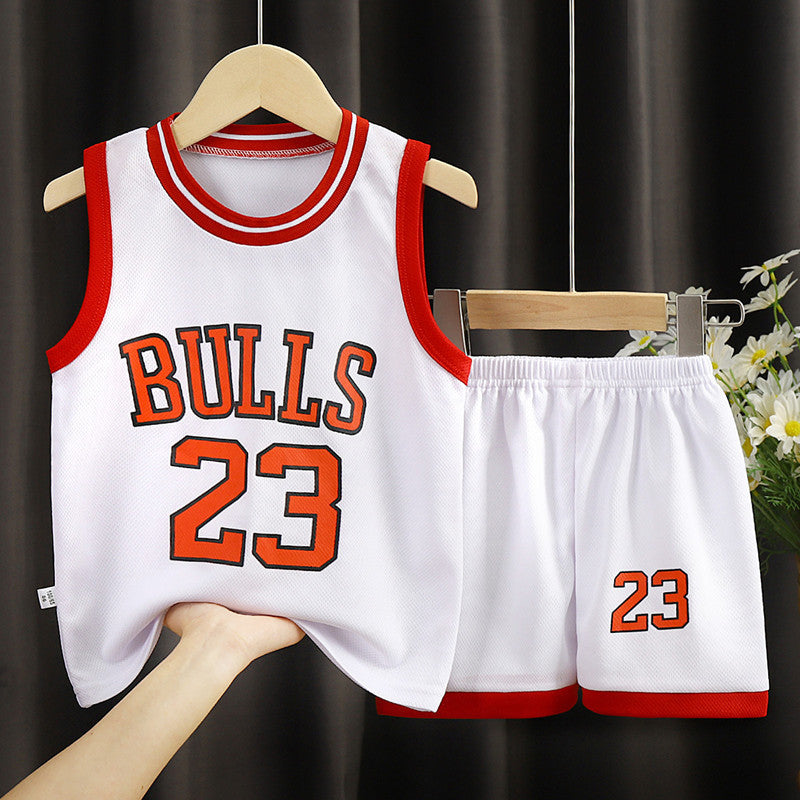 Boys Two Piece Basketball Regular Fit Chemical Fiber