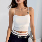 Women's Summer Inner Wear Bra Strap Bra Pad Back Shaping Base Tube Top