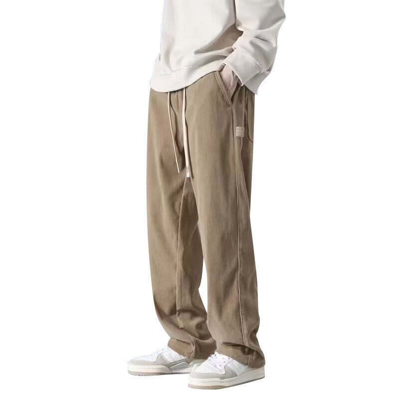 Men’s American Retro Corduroy Loose Drooping Pants