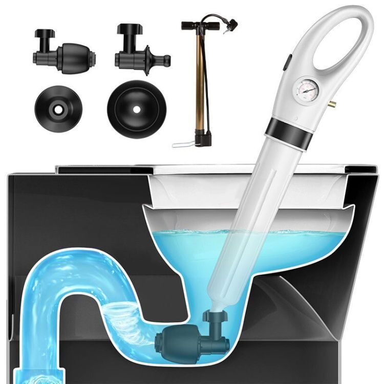High Pressure Air Drain Blaster Gun – Toilet Plunger