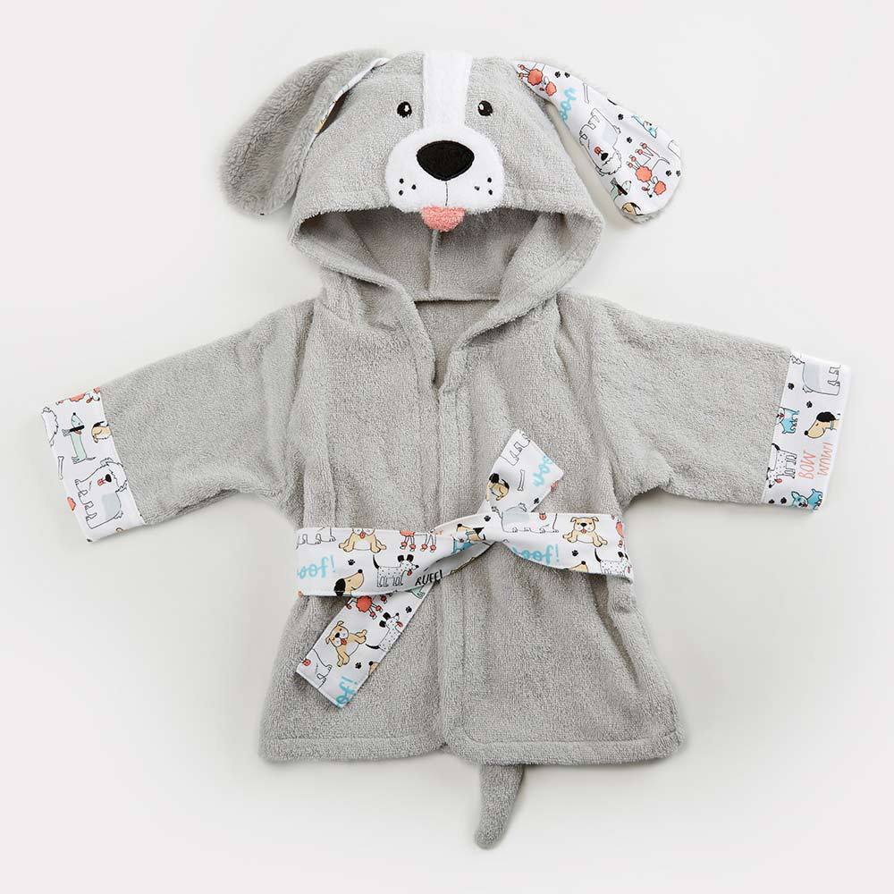 Unisex Hooded Cotton Baby Bathrobe Cartoon Relaxed Fit