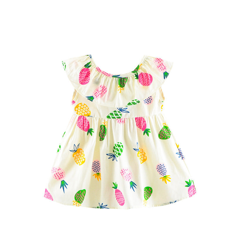 Pineapple Print Dress