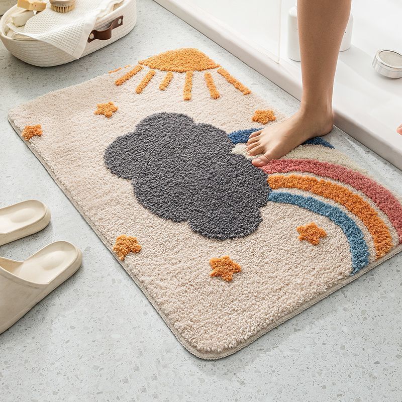 Cartoon Household Bathroom Mats – Absorbent Non-Slip Floor Rugs