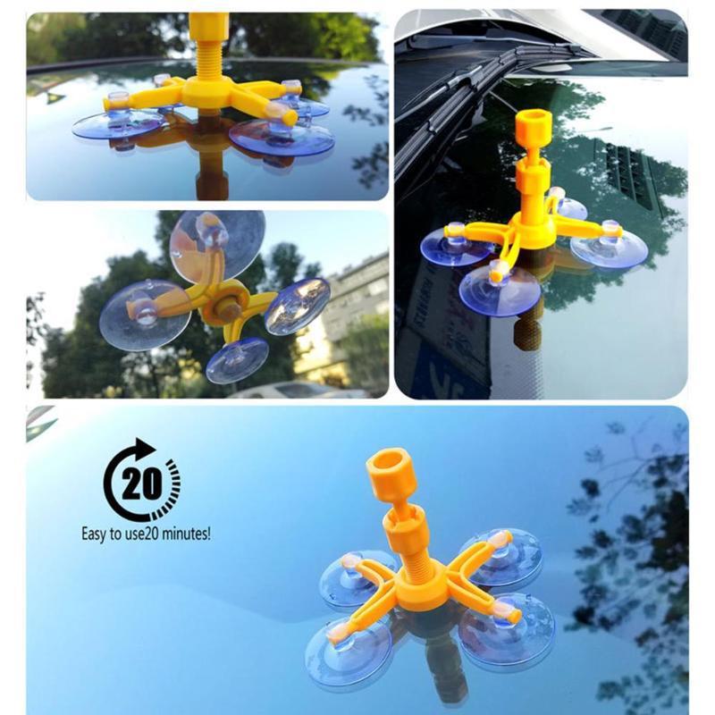 Car Window Glass Scratch and Crack Repair Kit, Polishing Tool for Restoration