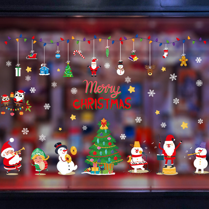 Christmas Glass Window Stickers Decoration