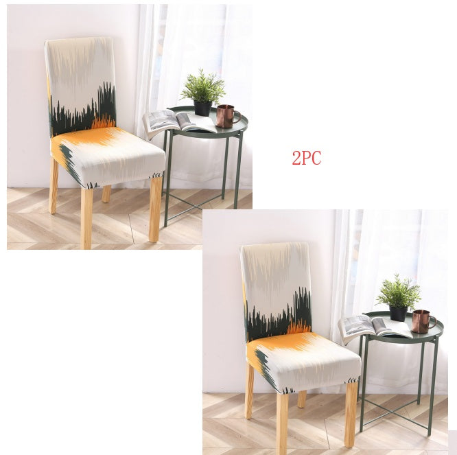Elastic Siamese Solid Color Stretch Office and Hotel Chair Cover