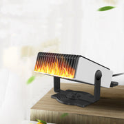 Portable Car Heater & Cooling Fan 2-in-1 – 180° Rotating Defrost Heater with Fast Heating & Low Noise