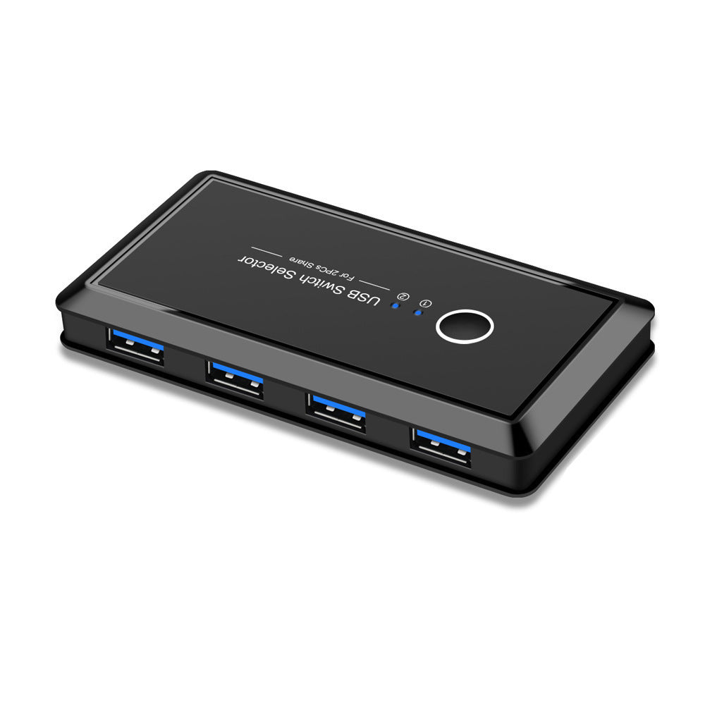 USB 3.0 Switch Selector – 2 Computers Share 4 USB Devices (KVM USB Hub)