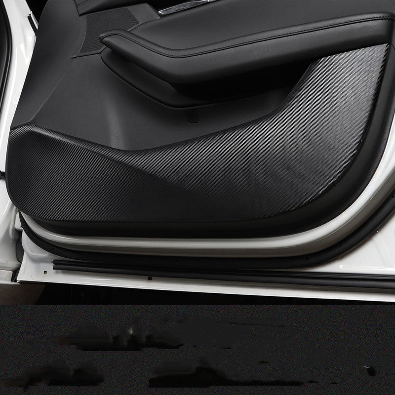 Door Anti-Kick Sticker and Gear Panel Interior Sticker