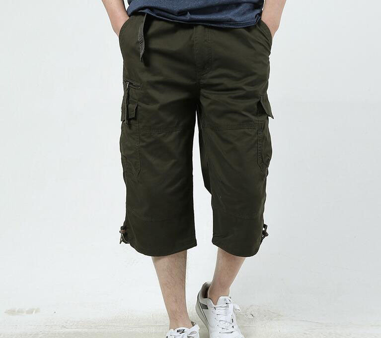 Men’s Summer Cropped Cotton Pants – Lightweight Casual Wear