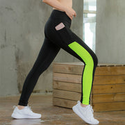 Women's Seamless Yoga Pants with Pockets – High-Waist Energy Leggings for Fitness & Running
