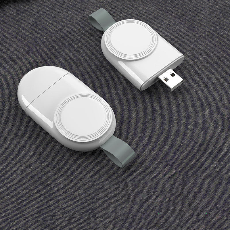 Portable Apple Watch Magnetic Charger – USB-C Wireless Keychain (for Series 1–9, SE & Ultra)