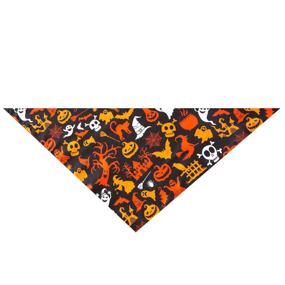 Halloween Pet Bandana – Festive Saliva Towel for Dogs and Cats