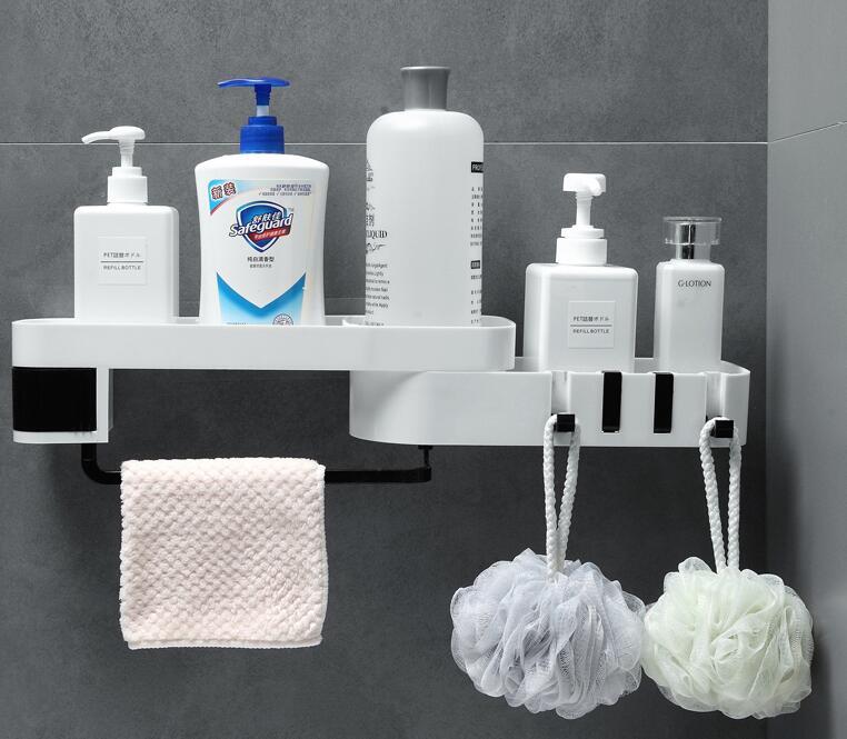 Bathroom Corner Shelf – Wall-Mounted Corner Organizer for Shower