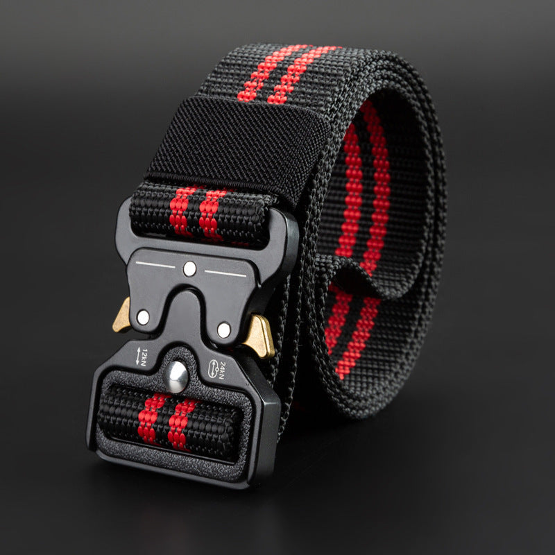Nylon Tactical Belt – Adjustable Release Buckle