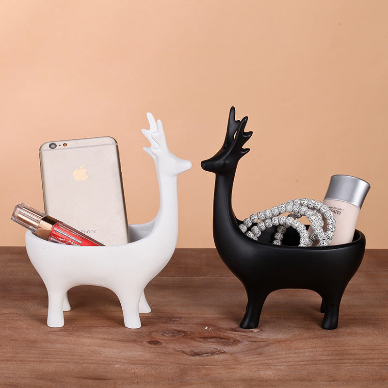 European Style Creative Deer Key Storage Decoration