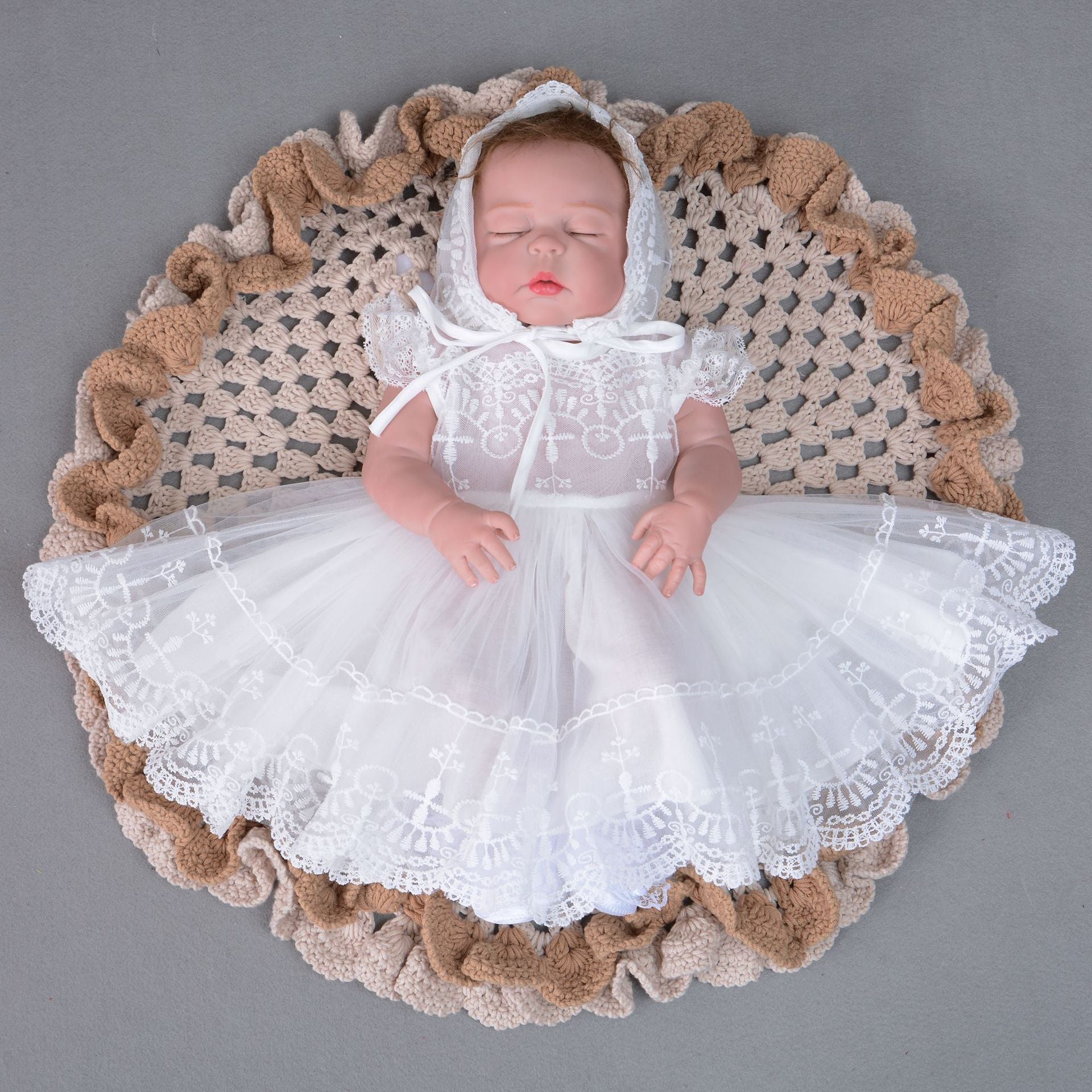 Girls Princess Full Moon Dress Breathable Lightweight Baby
