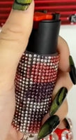 Red leopard print