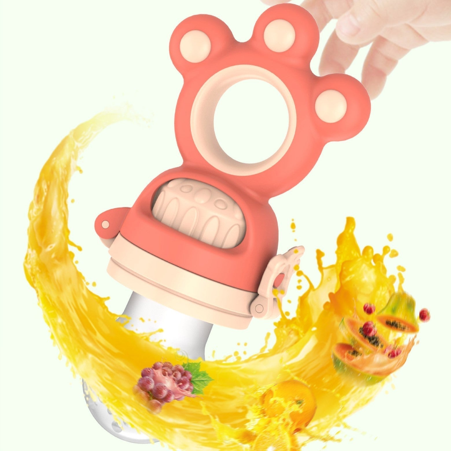 Soft Mesh Silicone Fruit Feeder Pacifier For Unisex Kids